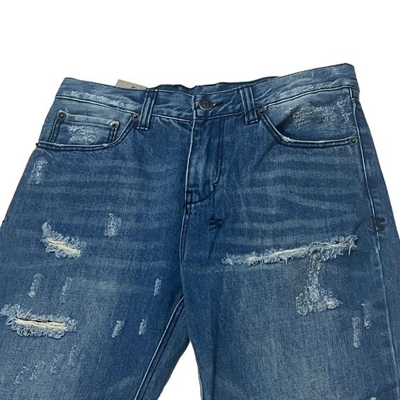 Ksubi Boyfriend Denim Jeans Distressed - Picture 3 of 13
